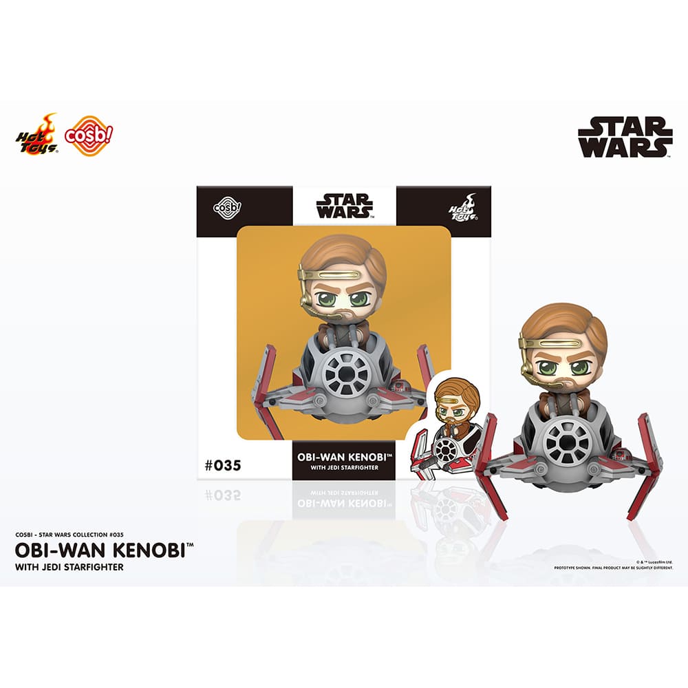 【コスビ】#035 オビ=ワン・ケノービ＆ジェダイ・スターファイター［映画『スター・ウォーズ』］