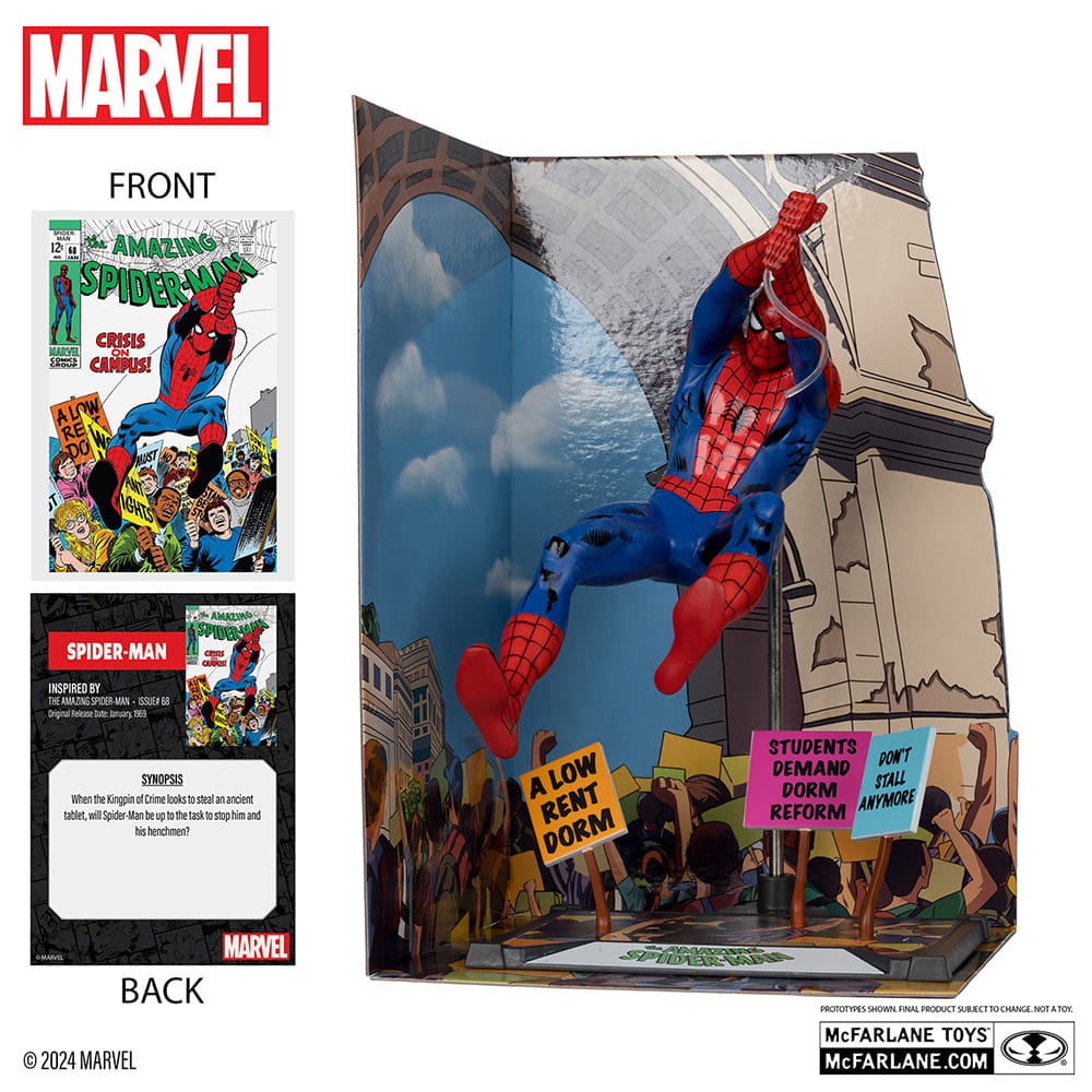 1/10スケール「シーン・フィギュア」#006 スパイダーマン（ジョン・ロミータ Sr.／The Amazing Spider-Man Vol.1 #68）
