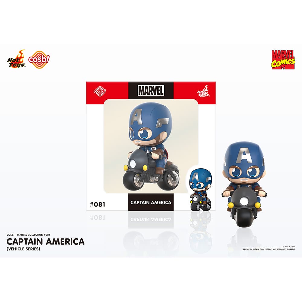【コスビ】マーベル・コレクション#081キャプテン・アメリカ（ビークル・シリーズ）［コミック］