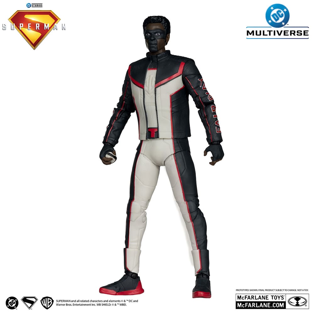 7インチ・アクションフィギュア Deluxe Theatrical Edition: Mr. Terrific（Red Platinum Edition）映画『スーパーマン（2025）』