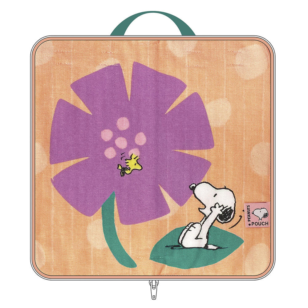 どっとポーチ スヌーピー ミニバッグ （フラワー）BA