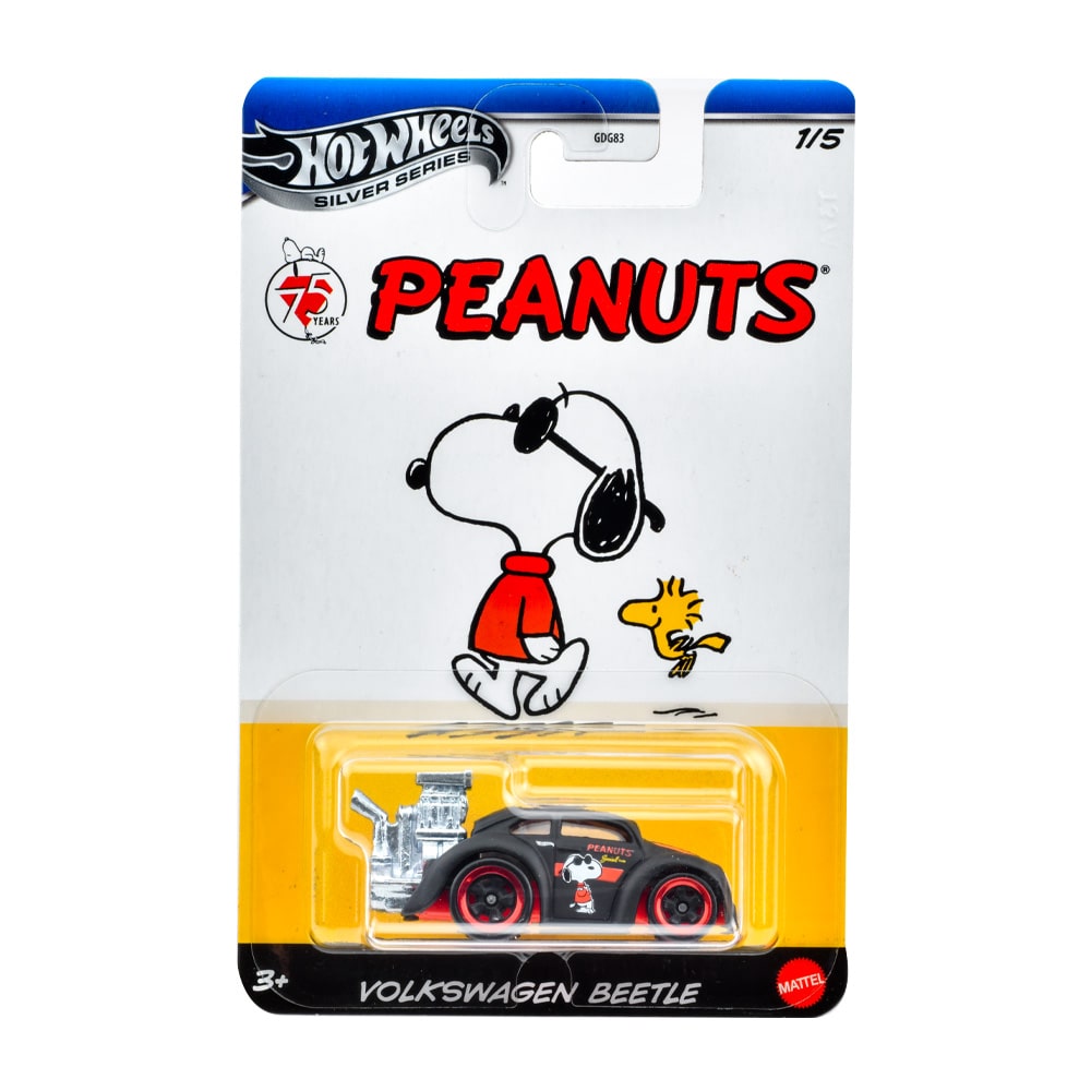 【ホットウィール エンターテイメントテーマ アソート - Peanuts】フォルクスワーゲン ビートル