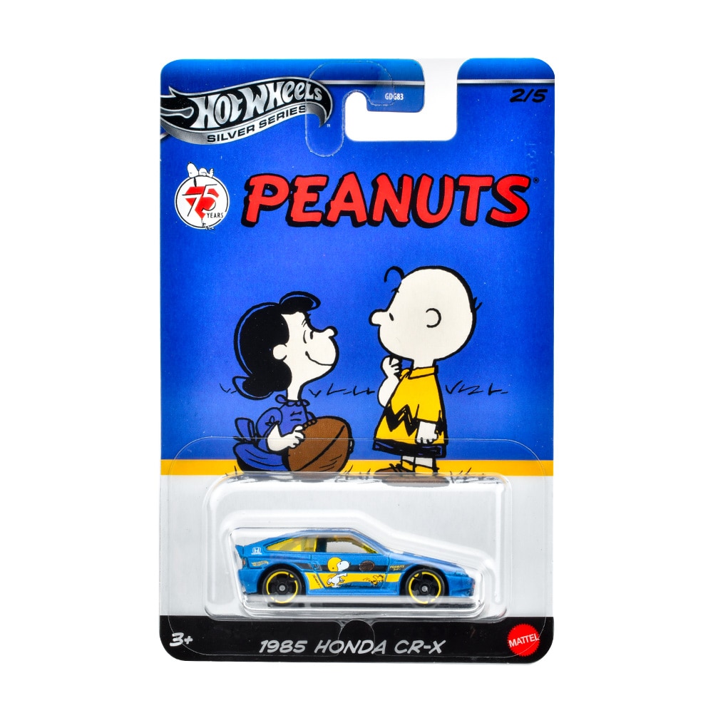 【ホットウィール エンターテイメントテーマ アソート - Peanuts】1985 ホンダ CR-X