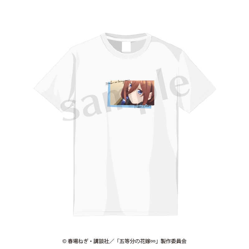 『五等分の花嫁∽』Ｔシャツ03.中野三玖　L