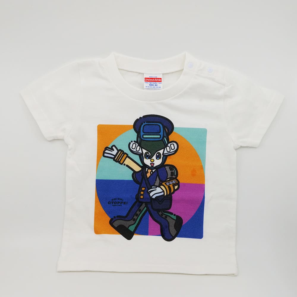 オトッペ　Tシャツ POP LINE ポトレイン（サイズ90cm）