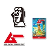 ステッカーパック 月刊ムー ロゴ表紙ステッカー アソート 都市伝説 ミステリー（3枚セット）