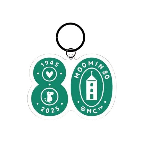 ムーミン／MOOMIN アクリル染色キーホルダー 80周年アート