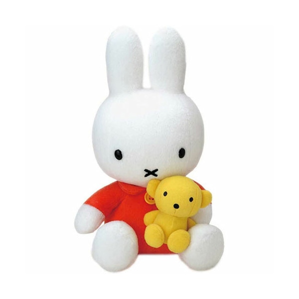 クマちゃん抱きミッフィー　ぬいぐるみ