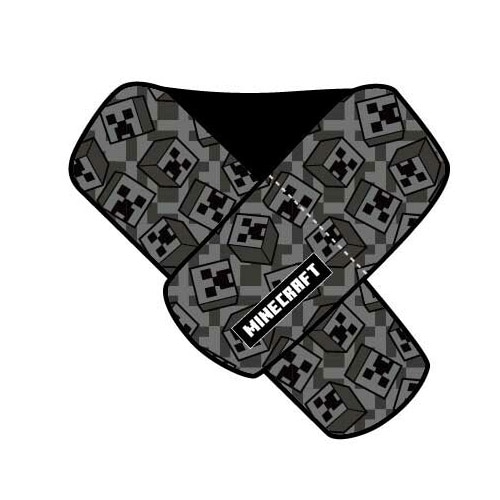 Minecraft マインクラフト マフラー（総柄／グレー）