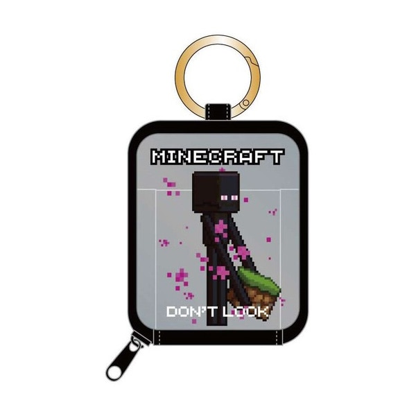 Minecraft マインクラフト カラビナ付きミニポーチ（エンダーマン）