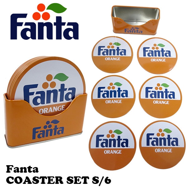 ファンタ コースターセット オレンジ SET／6