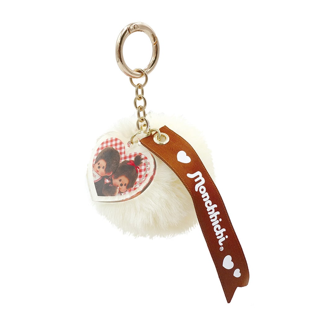 モンチッチ　ファーチャーム（アイボリー）