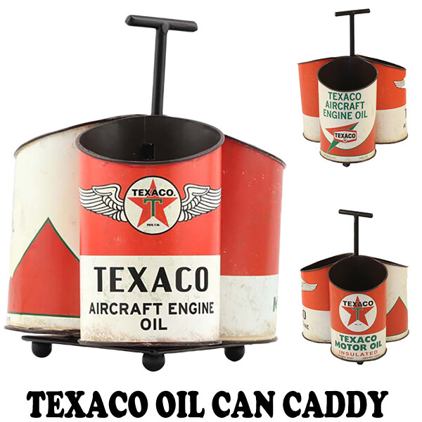 TEXACO OIL CAN キャディー【テキサコ オイル缶】