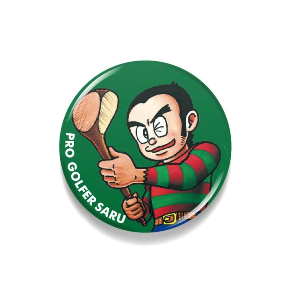プロゴルファー猿03 76mm缶バッジ 藤子不二雄A アニメ 漫画LCB-162