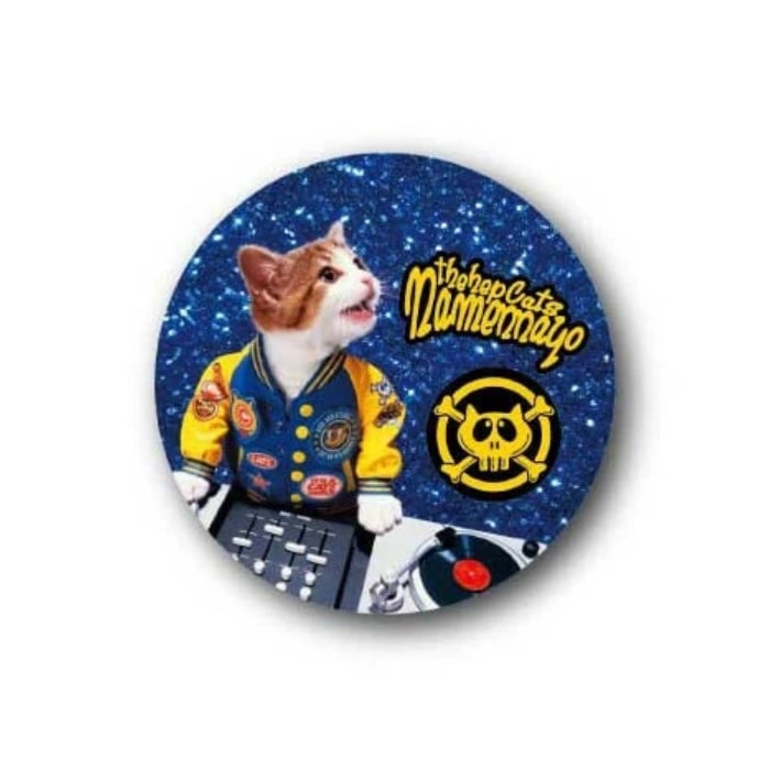LCB-311 なめ猫 DJ なめ猫76mm缶バッジ