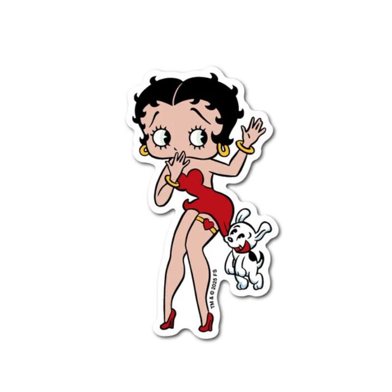 BETTY BOOP ダイカットステッカー ベティー＆パジー BTY004