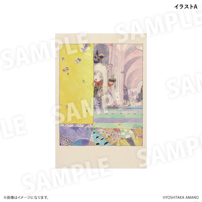 天使のたまご　スクエア缶バッジ　イラストA