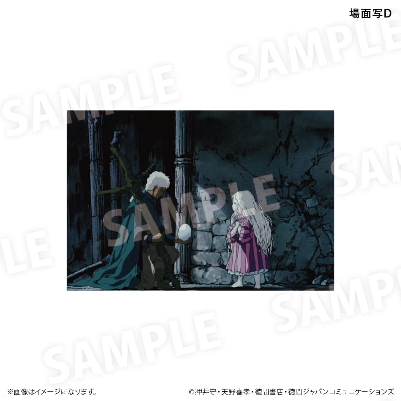 天使のたまご　スクエア缶バッジ　場面写D