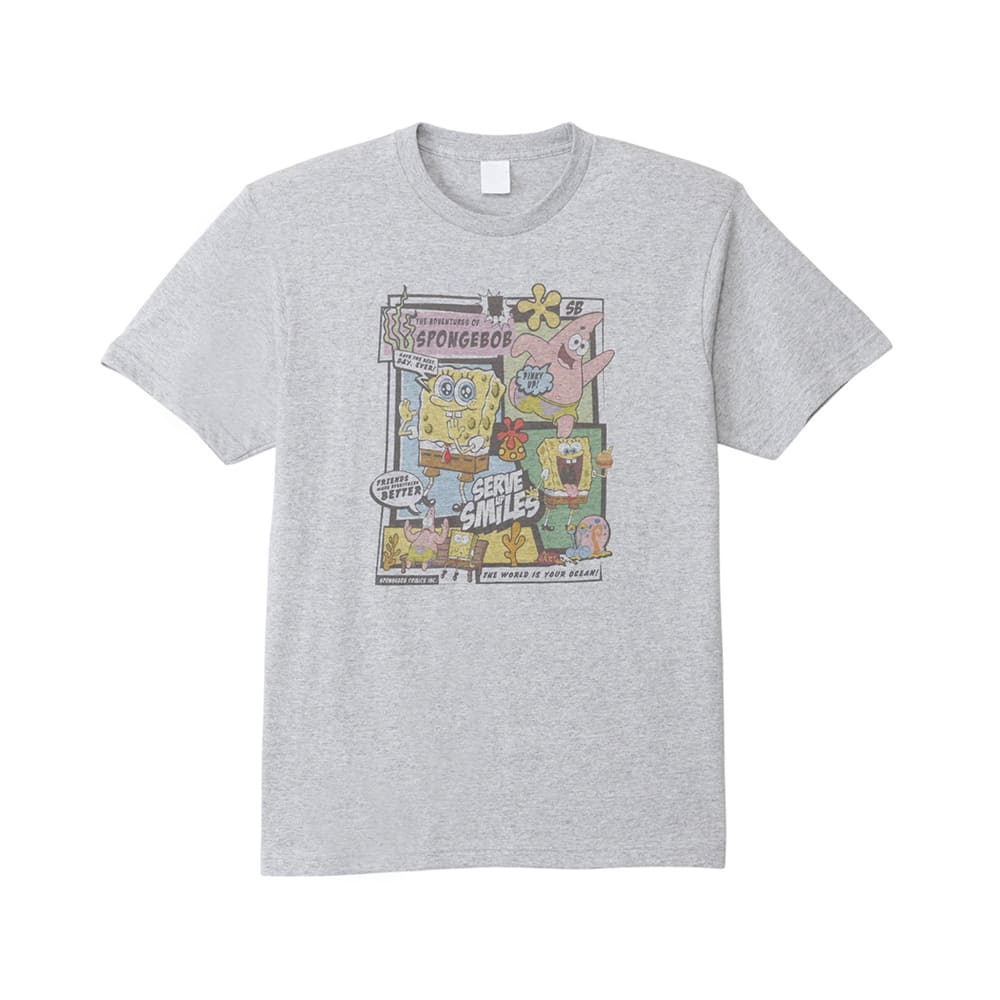 スポンジ・ボブ　Tシャツ ボブ フレンズ（L）