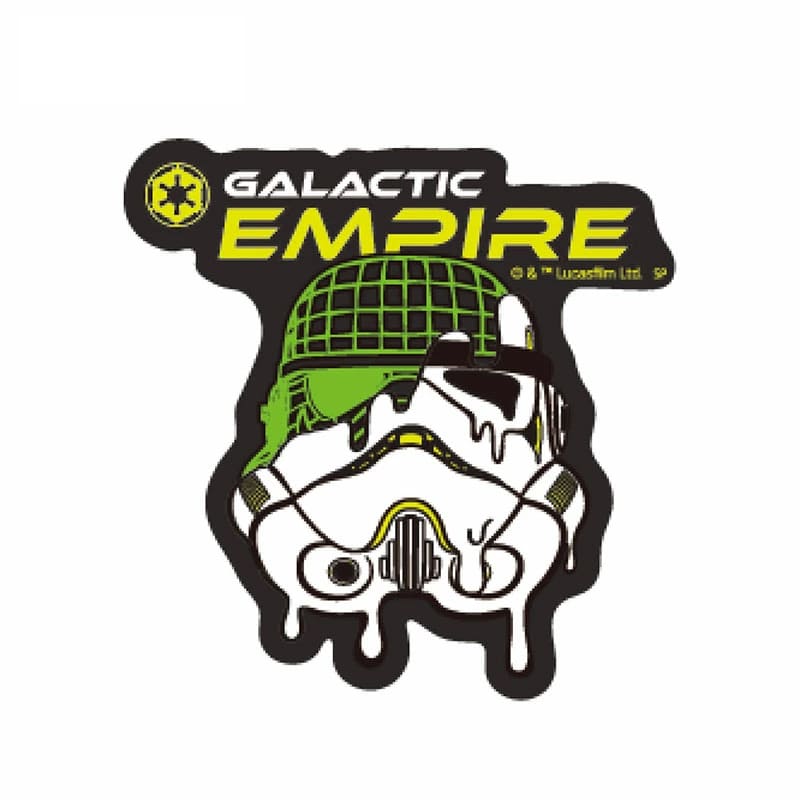 スター・ウォーズ　キャラステッカー ストームトルーパー とける