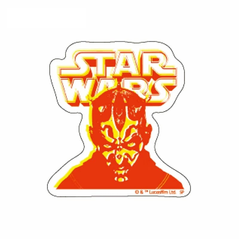 スター・ウォーズ　キャラステッカー ダース・モール　ロゴ