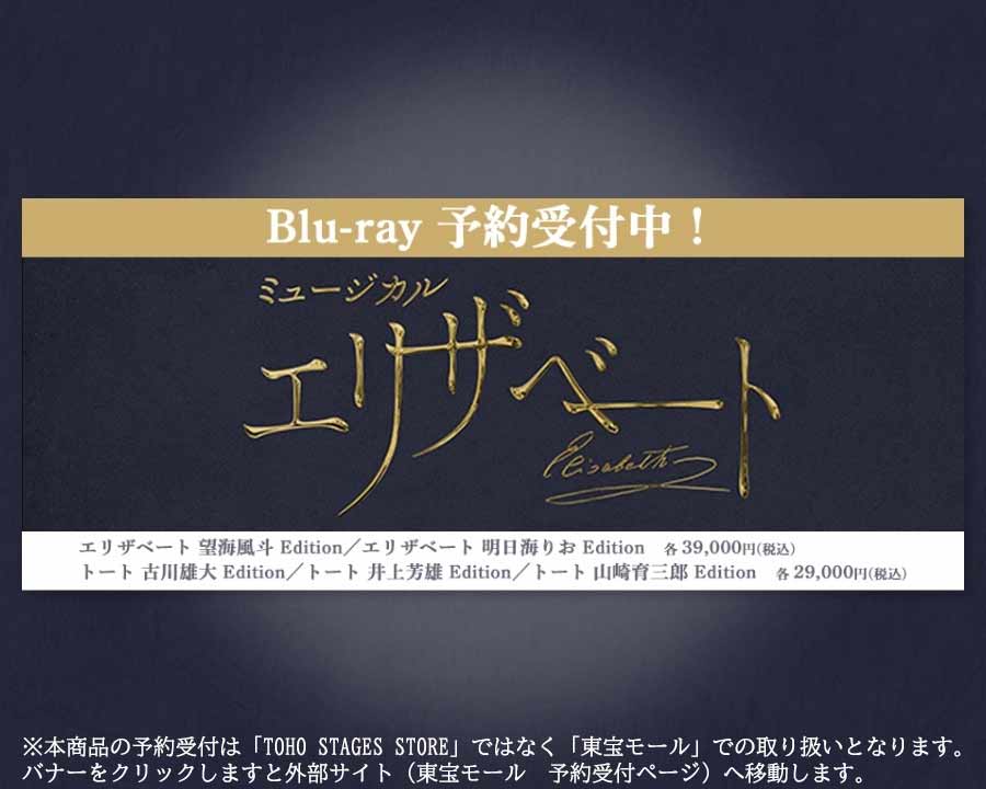 【東宝モール】『エリザベート』2025年キャスト Blu-rayは東宝モールにて予約受付中！