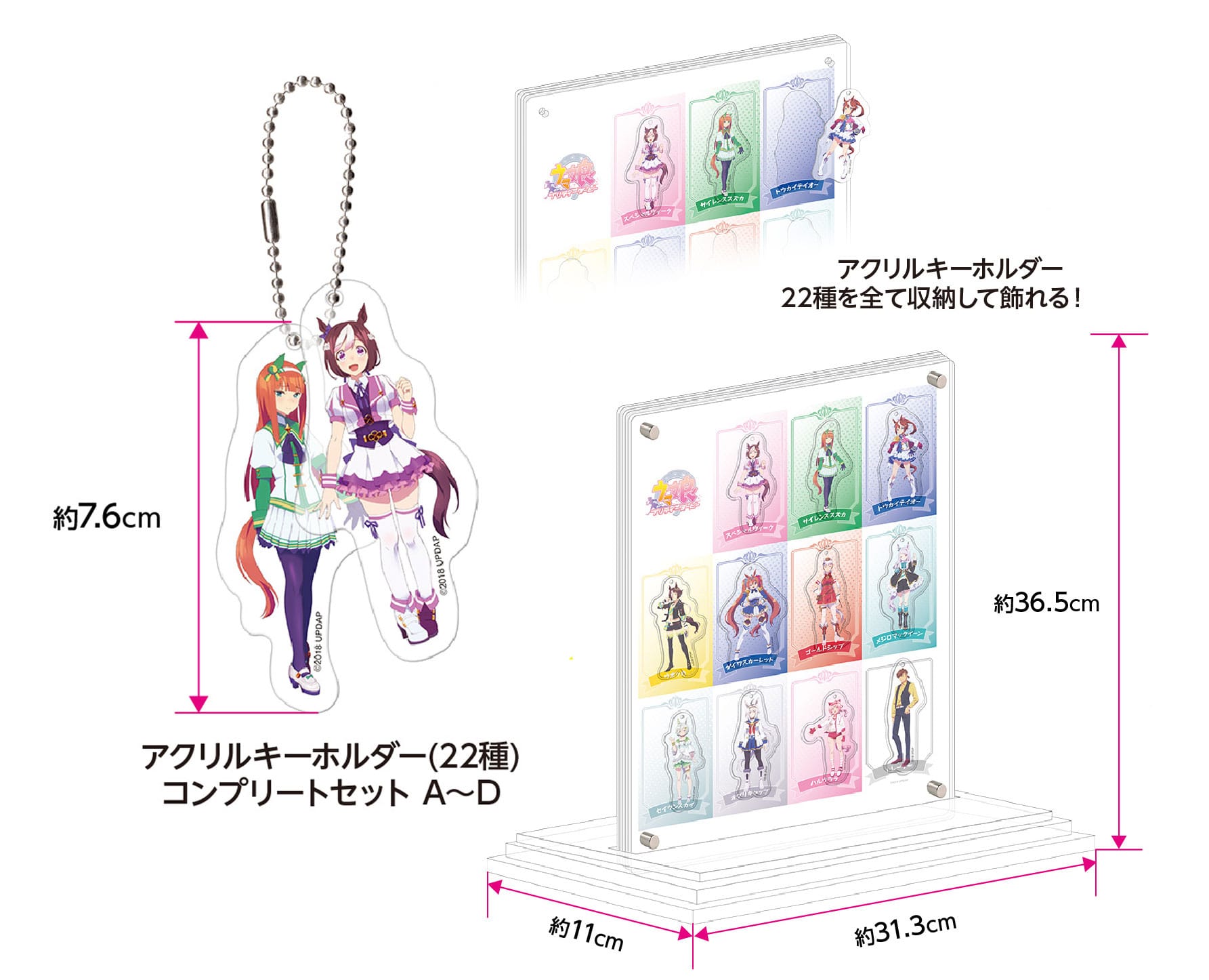 アクキーセット説明