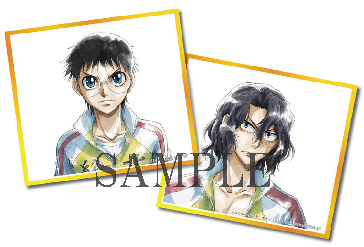 描き下ろしクライマーミニ色紙2枚セット小野田坂道＆手嶋純太