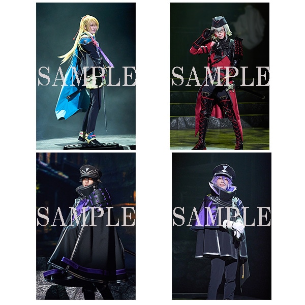 ステージショットポストカード(小竜景光、石田正宗、水心子正秀、源清麿)